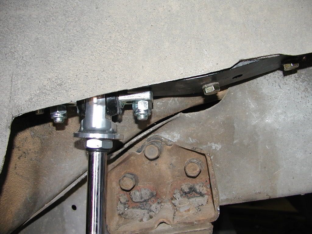 Rear shock relocation Nova Tech